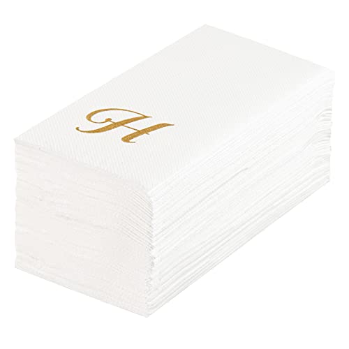 Restaurantware Paper Napkins 2000 Count 15.75 x 7.87 Inches Linen-Feel Disposable Luxury Table Quilted Design Gold