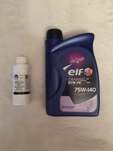 MOPAR ELF Front Differential Fluid SET Jeep Wrangler YJ, TJ & JK 1987-2015
