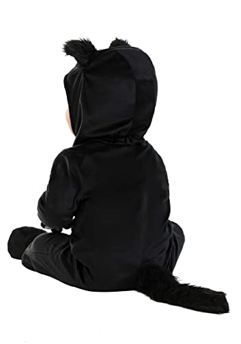 Disfraz completo de gato negro para bebés 9-12 meses miniatura 2