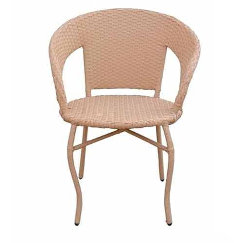 Image of Furniture Outdoor Indoor Patio Set Bistro Set Rattan Chair Patio Set for Living Room Dining Room Lawn Balcony Outdoor Garden Chair Set with Glass Table (D-12 Cream 2+1)