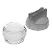Produktbild LUTH Premium Profi Parts kompatibel mit Bosch Siemens Neff 00647309 Lampenabdeckung Glashaube 68mmØ 40W inkl. Demontagehilfe für Glühbirne Backofenlampe für Backofen Herd