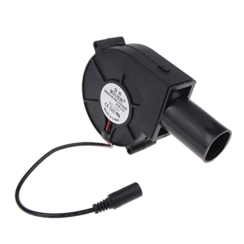 Soplador 9733 - Herramienta pequeña para estufa de leña, calefacción doméstica, camping, barbacoa, ventilador de carbón de arranque, 12 V, 2 A