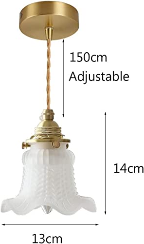 Lamp de cristal de vidrio WQHPLMD para salon y comedor elegante 4