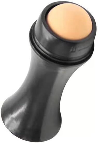 Yorten Oil-Absorbing Volcanic Stone Face Roller, Facial Skincare Tool Oil Control Roller for Oily Skin Care, Face Roller with Makeup Sponge to Remove Excess Shine, Makeup Friendly