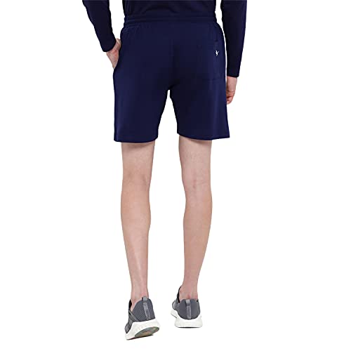 Image of AM SWAN Mens Premium Cotton Colourblocked Printed Stylish Comfort Knee Length Shorts