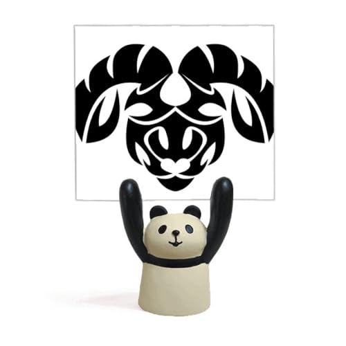 Support pour mémo Bélier style dessin animé - Porte-note en résine