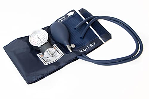 Primacare DS-9197-BL Professional Classic Series Manual Adult Size Blood Pressure Kit, Emergency Bp Kit With Stethoscope And Portable Leatherette Case, Nylon Cuff thumb #1