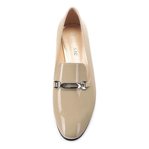 Image of Women's Loafers, Slip On Round Toe Comfortable Flats for Women Dressy and Work, Womens Business Casual Shoes