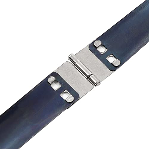 Image of Murtenze 20Pack 100mm Metal Internal Flex Frame Kiss Clasp, Purse Frame Coin Handbag Hinges for Bag Coin Purse Handmade Wallet DIY Craft.