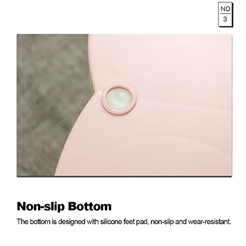 Splenssy Dubbele laag snack box snoepbord bloemblad-vorm roterende snack tray double-deck gedroogde fruitborden… - Image 6