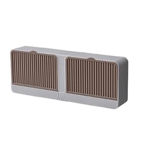 Generisch Wandmontierte Doppel Seifenkiste mit Deckel