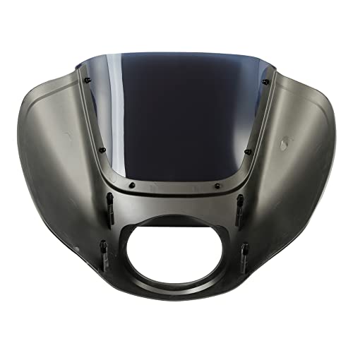 Image of Green-L Front Headlight Quarter Fairing Windshield Fit For Harley Softail Low Rider FXLR S FXLRS 2018-2025 Street Bob FXBB FXBBS 2018-2025 Softail Standard FXST 2020-2024 Industrial Gray