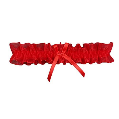 Sexy Dessous für Damen, Schleife, Bein, Spitze, Strumpfband, Schleife, Strumpfband, Oberschenkelgürtel für Oberschenkelstrümpfe