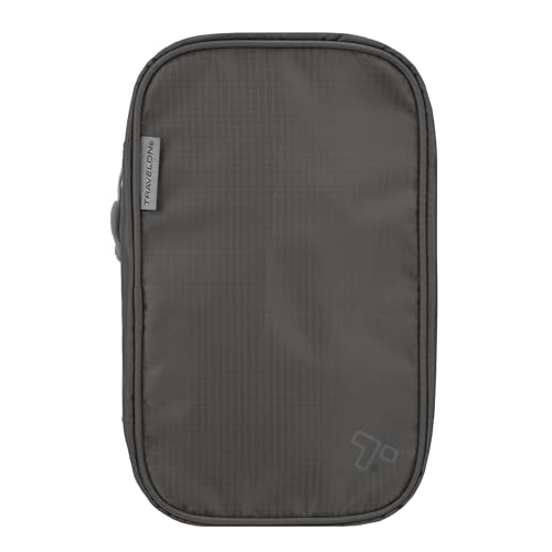 Travelon 42981 530 Compact Hanging Toiletry Kit, Charcoal, One Size by Travelon - Used condition - CA$15.78