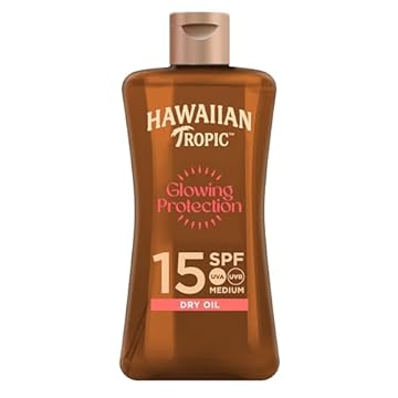Hawaiian Tropic PROTECTIVE DRY OIL SPF 15, Formato Viaggio -100 ml
