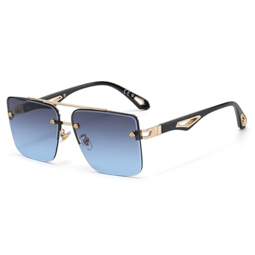 Lunettes de soleil dégradées vintage MUTYNE pour hommes avec verres protecteurs cool
