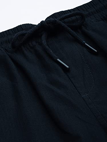 Image of The Indian Garage Co Men Slim Fit Solid Mid-Rise Cargo Shorts