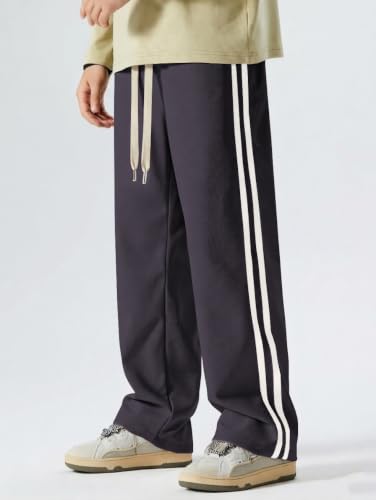 Image of GRECIILOOKS Men's Loose Mid Rise Casual Trousers Pants | Regular | Sports Stylish Track Pant | Sweatpants (Available in Plus Size)
