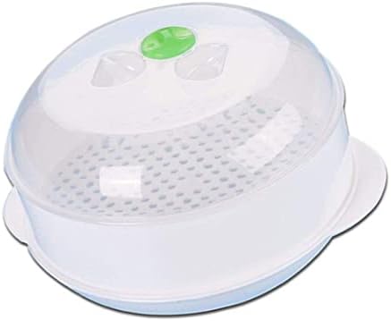 Microwave Steamer Vegetable Rice Oven Plastic Heat-resistant Single-layer with Lid for Kitchen Cooking, Microwave Steamer,Vegetable Steamer,Microwave Rice Steamer,Oven Steamer,Plastic Rice Steamer