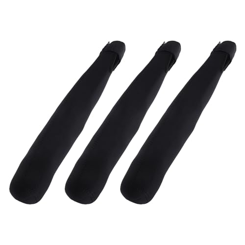 Housse en néoprène pour batte de baseball Hemobllo | Lot de 3 manchons noirs imperméables
