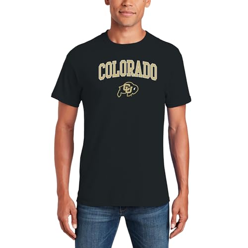 UGP-Campus-Apparel-AS03-University-of-Colorado-Buffaloes-Arch-Logo-T-Shirt-Large-Black