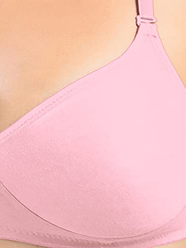 Image of SONARI Women's Non-Padded T-Shirt Bra | Wire-Free, Medium Coverage, Comfortable Polyester-Cotton Blend Fabric | Adjustable Straps, Ideal for Sports Catwalk