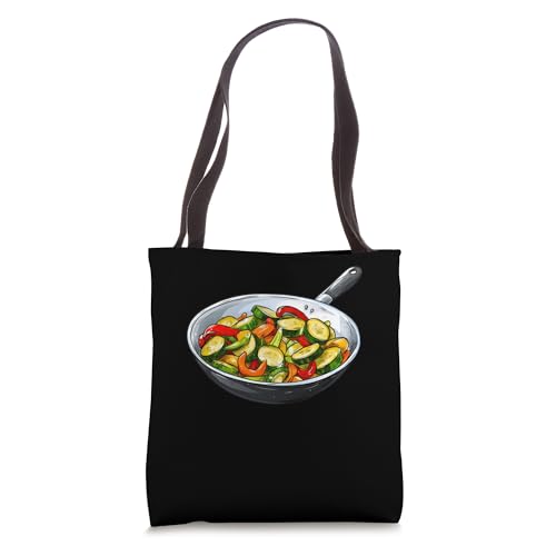 Zucchini In A Stir Fry Tote Bag