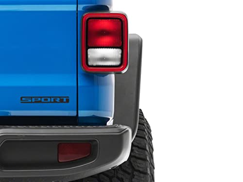 Barricade Tubular Fender Flares; Rear Compatible with 20-24 Jeep Gladiator JT