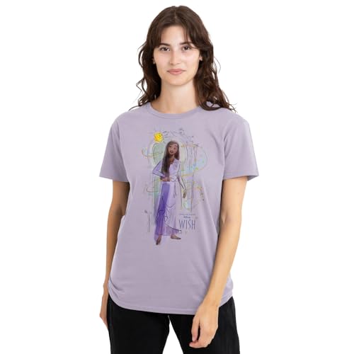 T-Shirt Disney Wish Asha Idéal pour Vos Sorties Décontractées en Famille