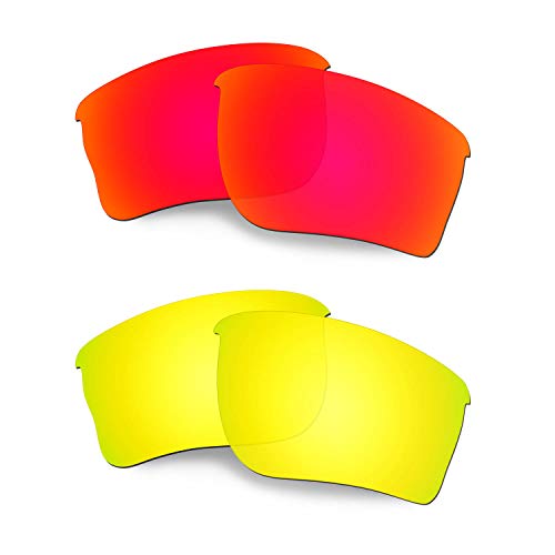 Lentille de rechange pour Oakley Quarter Jacket en finition or 24 carats premium