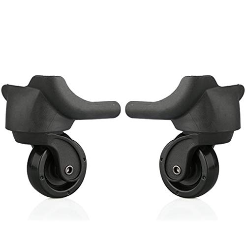 Luggage Wheels Replacement, 360 Degree Swivel Mute Repair Replacement Luggage Wheel Suitcase Wheels Parts Spinner(Size:Front Wheels (Set of a Pair))