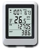 Multi-function Glacier White Bicycle Outdoor Speed Odometer Computer with Backlight