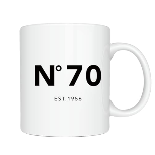 Taza para cumpleaños número 70 hombres y mujeres miniatura 1