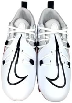 Nike Alpha Menace 3 Pro Mid Men's Football Cleats White Red Black CT6649-103 Size 13.5 Medium US - Image 4