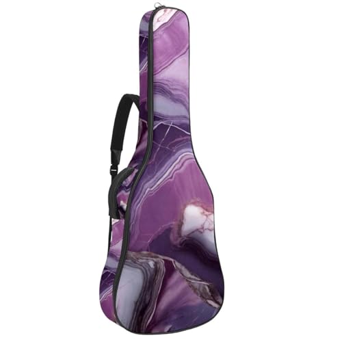 Sac pour guitare imperméable housse acoustique marbre 108 cm