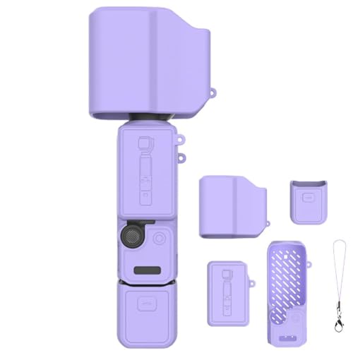 for dji Osmo Pocket 4P��p �P�[�X �J�o�[ �V���R���ی�Z�b�g �{�f�B/�����Y�L���b�v/�X�N���[���J�o�[/�l�W���n���h���J�o�[�t�� ���M�ʋC�E �B?