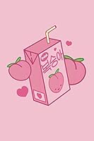 Notebook: Peach Juice Notebook Journal Diary | Kawaii Aesthetic Vaporwave | 6x9" | 120 Dot Grid Pages 165014637X Book Cover