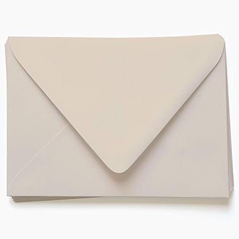 Chardonnay Beige Envelopes - A1 Gmund Colors Matt 3 5/8 x 5 1/8 Euro Flap 81T, 25 Pack Cover