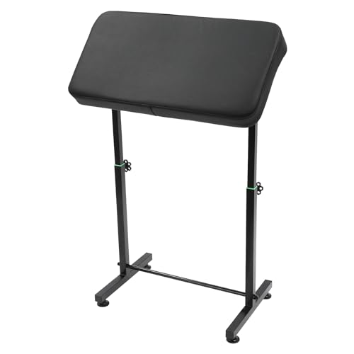 Tattoo Armrest Heavy Duty regulowana wysokość i wielokątna podkładka rozmiar 70 x 40 cm, ergonomiczny i stabilny, idealny dla komfortu i precyzji u profesjonalistów, przenośny, profesjonalny uchwyt na