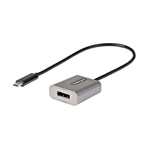 Startech.Com Adattatore Usb C A Displayport 8K/4K 60Hz - Adattatore Dongle Usb-C /Thunderbolt 3 A Displayport 1.4 - Convertitore Video Usb Type-C A Dp