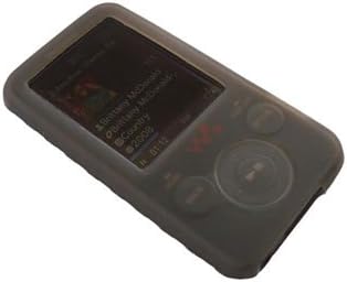 Premium Silicone Skin for Sony Walkman E436 / E438 Series - Smoke, with Armba...