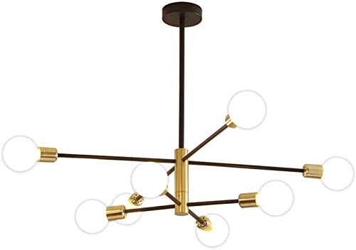 Luminaire Spoutnik LED Or : suspension de plafond vintage pour cuisine, bar et couloir