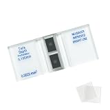 Gdncbm Hémocytomètre Neubauer amélioré avec lignes lumineuses, chambre de compteur cellula...