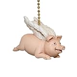 When Pigs Fly Flying Winged Pig Fan Light Pull by Clementine