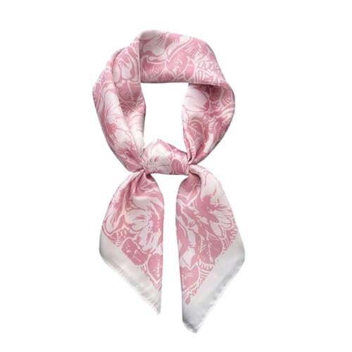 Ecroon Halstücher Seidenimitation Seidenschal Satin Seid Schal Seidentuch Halstuch Halstücher Damen Stirnband Kopftücher