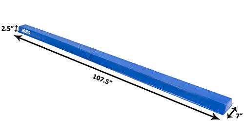 YOGU Foldable Balance Beam 9 Feet Folding Floor Gymnastics Equipment Beams for Kids Home Practice - Thumbnail 3