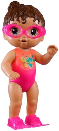 Boneca Baby Alive Sunny Swimmer - Cabelos Castanhos 25 cm - F8141...