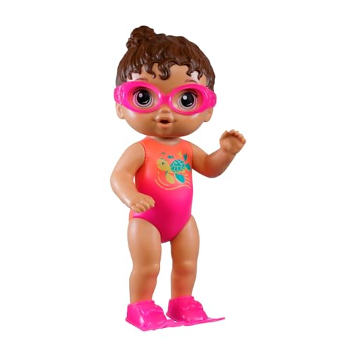 Boneca Baby Alive Sunny Swimmer – Cabelos Castanhos 25 cm – F8141 – Hasbro