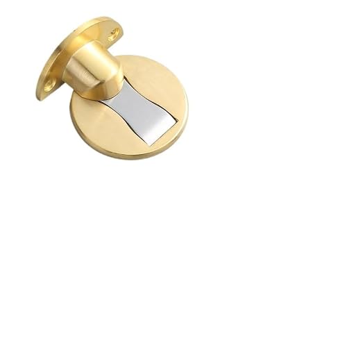 Lkfjnhepf Normal-Gold Door Stop Door Stop Punch-Free Magnetic Stopper Anti-Collision Holder Hidden(Normal-Gold)