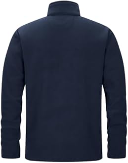 33,000ft Men's Full Zip Fleece Jacket Lightweight Warm Soft Polar Long Sleeve Jackets with Pockets for Winter Hiking Casual